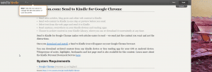 Send To Kindle for Google Chrome Program Manager