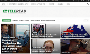 Teleread Blog Screenshot