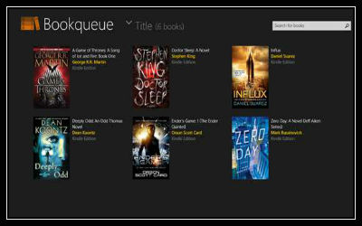 Bookqueue app for reading bestseller books screenshot