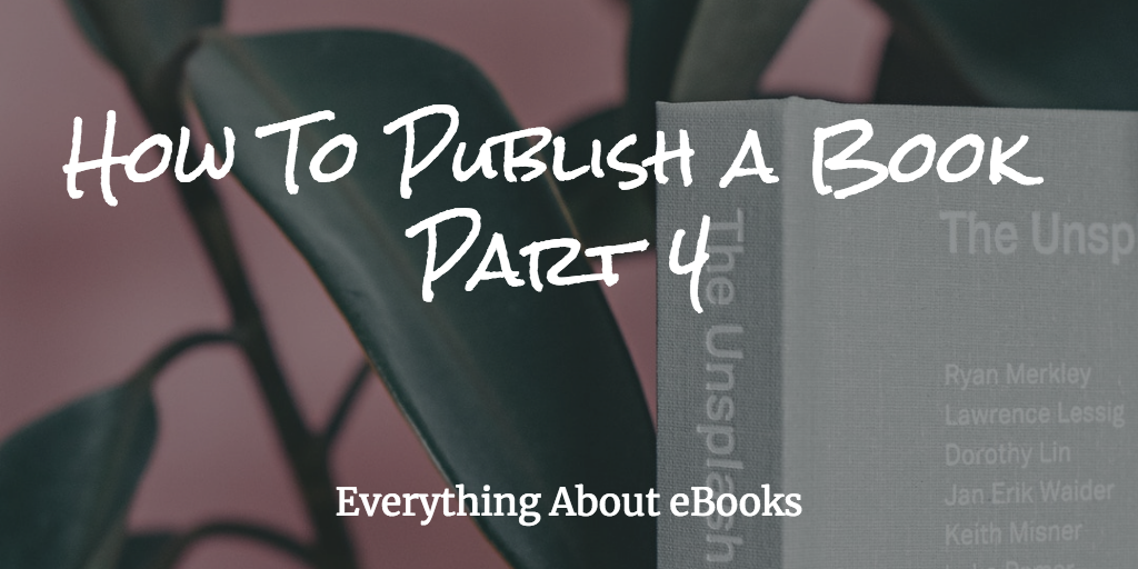 How to publish a book 4