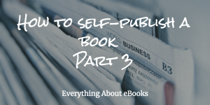 self-publish a book 3 title