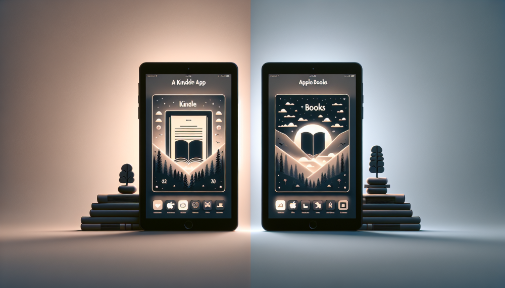 Kindle Vs Apple Books Banner